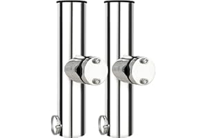 9Tong Angel Fasten Angelhalterungen Boot Edelstahl Fischerboot Einzeln Schraubbar Rutenhalter Reling Rutenhalterung Klemme Angeln Angelhalter Angelhalterung Bootsrutenhalter SUS316 2pcs