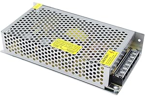 inShareplus 24V 5A 120W, DC Universal Regulated Switching Power Supply, 110/220V AC to DC 24 Volt LED Driver, Converter, Transformer for LED Strip Light, CCTV, Computer Project, 3D Printer