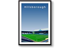 HOME GROUND GroundDesigns Sheffield Wednesday Football Gift Hillsborough Stadium Art Print