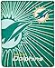 Produktbild Northwest NFL Miami Dolphins Strobe Sherpa Überwurf, 50 x 152,4 cm, Blau