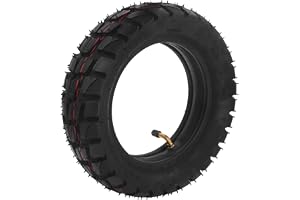 Scooter Tire Tube, 10 Tum Elektrisk Skoter Däck med Innerslang Uppblåsbart Gummidäck Utbyte