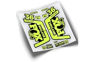 PEGATINEA Decals Autocollants DE Fourche Fox 36 Rhythm Series 2019 WP215 Jaune 025