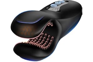 Masturbieren für Männer Masturbator Penis Trainer mit 10 Beißfunktion Sex Spielzeug für die Männer Handheld Penis Vibrator Ma