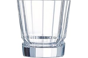 Cristal d'Arques AVE3618004 Boite de 6 gobelets bas 32 cl - MACASSAR - CRISTAL D'ARQUES, Cristallin, Multicolore, 30 X 20