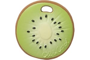 Oli & Carol - Mini Mordedor Bebé de Caucho Natural Kiwi - Regalo para bebé 0 3 6 meses, 1 año - Jose Antonio the Kiwi