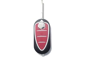 LAGE Coque de rechange pour télécommande Alfa Romeo MiTo, Giulietta, Brera, 159, coque avec lame à 3 touches