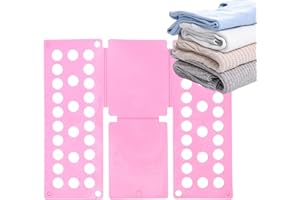 YONUARET Faltbrett Für Kleidung Wäsche Faltbrett, Faltbrett Für Shirts, Flexibel, fl-ip, Fold Hemd Für Erwachsene Faltbrett Falthilfe Kleidung T Shirt Faltbrett Wäschefalter, Verstelltbar Hemdenfalter