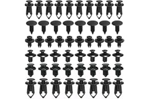 LCOUACEO Befestigung Clips 190 Stücke Auto Stoßstangen Türverkleidung Klammern Stoßstangen Zierleisten Befestigungclips Set Fender Stoßfänger mit Kunststoff Nieten ​Universal Clips Spreiznieten Kunststoff