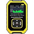 NALACAL Portable Geiger Counter with LCD Display for Radiation Measurement, Pocket-Sized Geiger Meter Rechargeable Nuclear Radiation Detector 5 Dosage Units Radiation Dosimeter Compact Geiger Counter