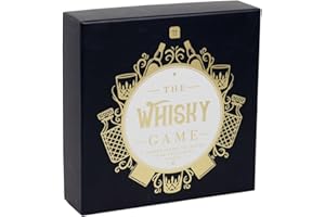 TALKING TABLES Juego de mesa de trivia con temática de whisky | Noche de juegos | Adultos, después de la cena, juego de mesa, regalo de los amantes del whisky para él en el día del padre, Navidad, cumpleaños