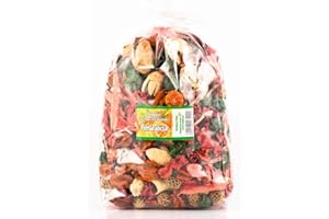 LABORATORIA ZAPACHU Potpourri Orange Duftende Getrocknete Blumen | Großes Paket 1100 ml ≈ 150-190 g | Florale Wohnungsdekoration | Trockene Blumen für Vase, Wohnzimmer, Schlafzimmer, Badezimmer | Subtiler Zitrus Duft
