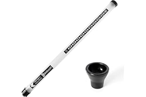 Bagulet - 21 Golf Ball Tube Collector - Practice Aid Durable Lightweight Picker Upper and Retriever - Storage Holder fits in Bag - Includes Suction Cup Grabber for Putter