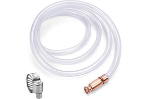 POPAPIE Pompa tubolare per agitazione, lunghezza 2,5 m, tubo agitatore per benzina, pompa a mano, tubo per acqua per il riempimento di liquidi, benzina, gasolio, acqua