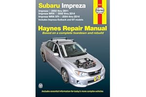 Subaru Impreza (02-11),WRX (02-14),WRX STI (04-14) Haynes Manual USA (Paperback)