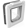 Cat Mate Elite I.D Disc Cat Flap with Timer Control White (305 W) Not Microchip Compatible
