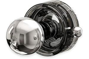 YIDELAI - Maniglia porta ventosa, maniglia armadio adesiva, bracciolo porta scorrevole cucina, facile da installare, adatto per finestre, porte scorrevoli in vetro (S-Transparent Black)