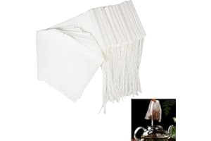 ZYPHONX 100 PCS Tea Bags Empty, 5 X 7 cm Mesh Bags, Small Empty Tea Bags Biodegradable Tea Filter Bags with Drawstring, Disposable Unbleached Tea Filter Bags with Drawstring
