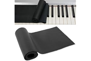 SJLAUX 88 Keys Piano Keyboard Cover Piano Dust Cover, PU Leather Digital/Electric Piano Keyboard Cover for Electronic Keyboard, for Digital, Yamaha, Casio