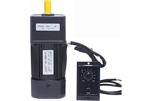 Toplionace Motoriduttore 220V 120W CA, Motore a Velocità Variabile con Rotazione Avanti/Indietro con Regolatore del Regolatore (0-22giri/min)