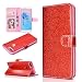Produktbild Forhouse Huawei Honor 7A Hülle, Huawei Honor 7A Ledertasche Hülle, Premium PU Leder Schutzhülle Flip Magnet Brieftasche Kartenfach Ultra Schlanke stoßfest Schutzhülle für Huawei Honor 7A (Red)
