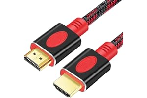 SHULIANCABLE Cavo HDMI 4K, Cavi HDMI 2.0 supporta Fire TV, Ethernet, audio return, video UHD 2160p, HD 1080P, 3D, PC (1M)