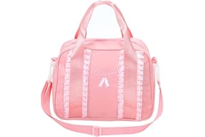 JUCHAO Ballet Dance Bags - Pink Women & Girls Ballet Sports Dance Bag Package - Handbag