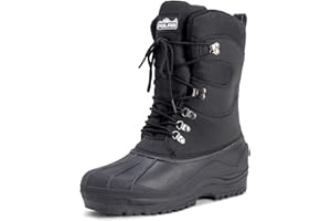 POLAR Męskie wysokie nylonowe siatki z nakładką kaczka wodoodporna podeszwa sznurowane zimowe