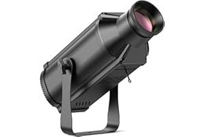 YESPICK 100W Projecteur Pin Spot COB+RGB 4 modes contrôle avec Réglage manuel Lampe de Projection pour Fêtes Bars Mariages Dance Halls DJ