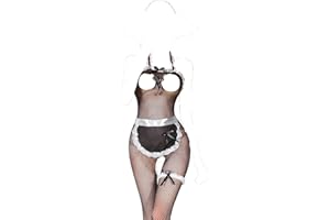 SINMIUANIME Lencería sexy para mujer, con escote en V profundo, para pesca, azafata, línea aérea, uniforme, cosplay, vestido para mujer