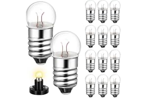 STOBOK 50 Stücke Glühbirnen für Elektrische Experimente Taschenlampenbirnen Schulunterricht Instrumente Tragbare LED Leuchtmittel für Physik Diy-projekte