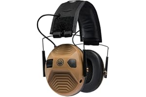 BERETTA Cuffie da Tiro elettroniche attive, protezione di 32dB SNR. Unisex adulto