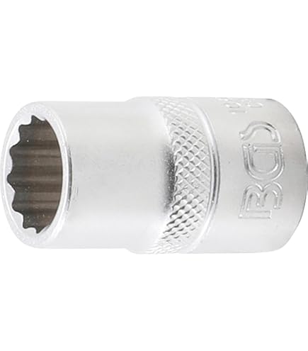 Inserti Bussola BGS Super Lock - 1/4", 4mm, Profilo Ondulato, Acciaio Cromato