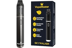 VapeMaster Skywalker Premium Herb Vaporizer, Ceramic Chamber and 360 Degree Heating, Temperature Control, Pure Steam