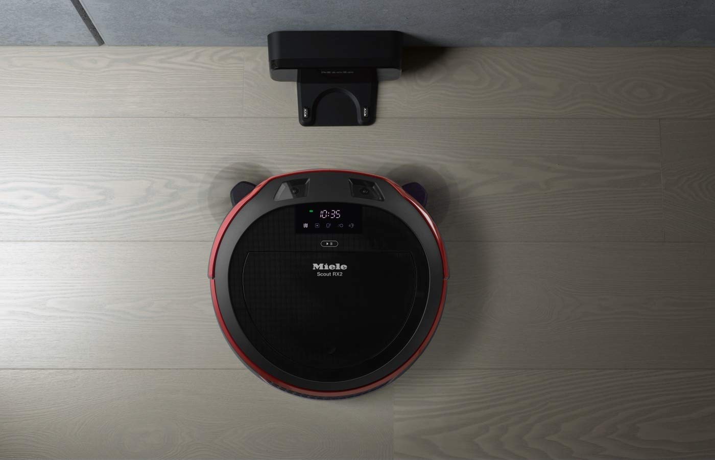 Miele Scout RX2 Saugroboter (4 Reinigungsmodi, Bedienung per App, Akkulaufzeit 60 min, präzise und lückenlose Navigation…