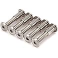 Rely®⇒VP INDUSTRIES (Combo Set -10 Pcs) M6x35 mm Allen JCB Screw with JCB Female Sleeve Barrel Nut With Allen Key 1 Pc | Fastener for Joining Wood Boards, Cabinets, Cupboards,Chairs & Beds