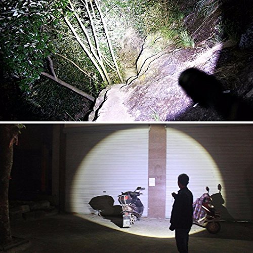 Oyedens Taschenlampe, LED 2000 Lumen G700 Zoom Taschenlampe X800 MilitäR Lumitact Taschenlampe BatterieladegeräT - 7