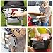 SZTARA Stroller Organizer Multifunctional Baby Pram Storage Bag for Outdoor Walking Jogging Diapering Supplies Bottle Food Toys Holder Stripe
