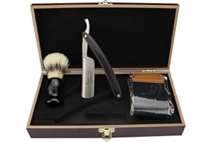 AXEMOORE Rasoio professionale per principianti e parrucchieri, set di rasoi