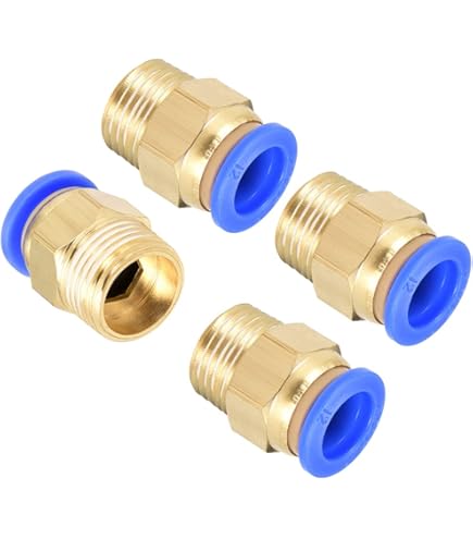 Connettori Pneumatici Y 12mm - 3pz Raccordi Rapidi Per Aria E Idraulica