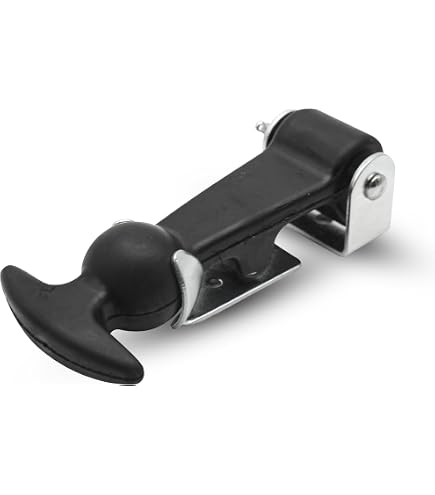 2 Ganci Chiusura Cofano Gomma Universali Abarth Rally Epoca Con Kit Di