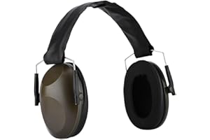 VBESTLIFE Ear Protection, Shooting Earmuffs, Antinoise Sports Hunting Hearing Protection Active Earmuffs for Noise Levels up to 30 dB for Shooters, Hunters and Workers (Army Green), Army Green