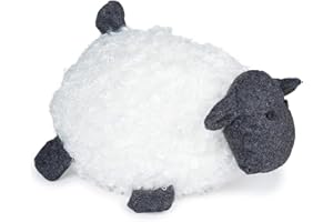 REI REUNION INDUSTRIAL SOCIEDAD LIMITADA Tope de Puerta para Suelo en Forma de Oveja - Sujetapuertas Decorativo para Evitar Portazos y Golpes - 140 x 175 x 235 mm