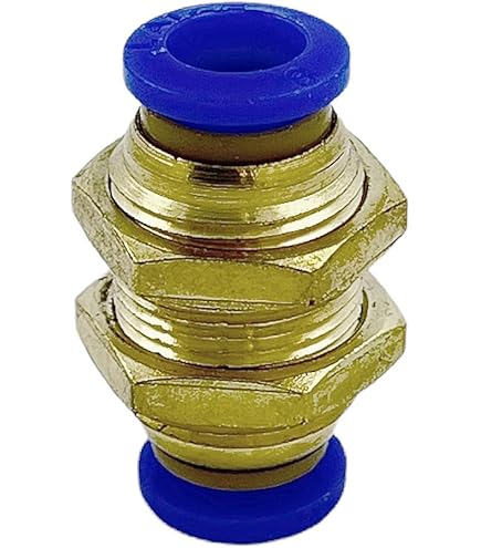 Connettori Pneumatici A Raccordo Rapido - 3 Pezzi, Ottone Nichelato, Per Tubi Da 6mm - Foto 12