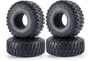 ZUOLAN XUNJIAJIE 4PCS 1.9inch 120mm RC Wheel Tyre Tires with Foam Insert for Axial SCX10 TRX4 D90 1:10 RC Crawler Car