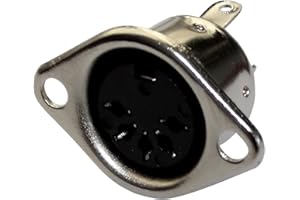 AERZETIX: 5X Conector Enchufe DIN 5 Pines Hembra 180° C19591