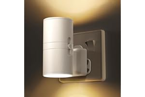 LOHAS-LED Night Light Plug in Wall,1 Pack, Modern Night Light with Dusk to Dawn Sensor, Adjustable Brightness 0-100LM, 3000K Warm White, Dimmable Nightlight for Hallway Bathroom Bedroom Stair Toddler