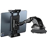 OHLPRO Tablet Autohalterung-Universelle 360° Drehbare Tablet Halterung Auto Vorne, Tablethalterungen Auto Geeignet für iPad, 