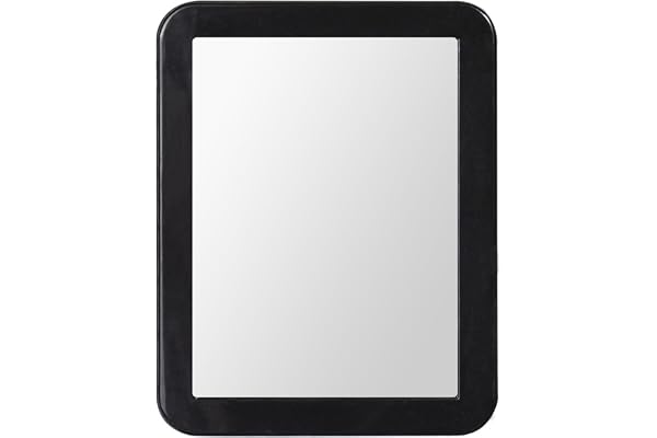Faroby skåpsspegel magnetisk 12 x 18 cm äkta glas magnetisk spegel bärbar rolig för skåp badrum