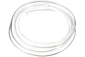 QUARKZMAN PVC-slang, 8 mm ID x 14 mm OD – 6 fot lång, klar vinylvattenslang, lätt flexibel plastvattenslang för akvaonik, luf