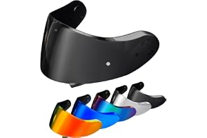 PSLER Hjälmvisir för Neotec 2 - Färgad visir för Shoei Neotec 2 CNS-3 Motorcykel UV-skydd Ansiktsskydd Ersättningsdelar (Djup